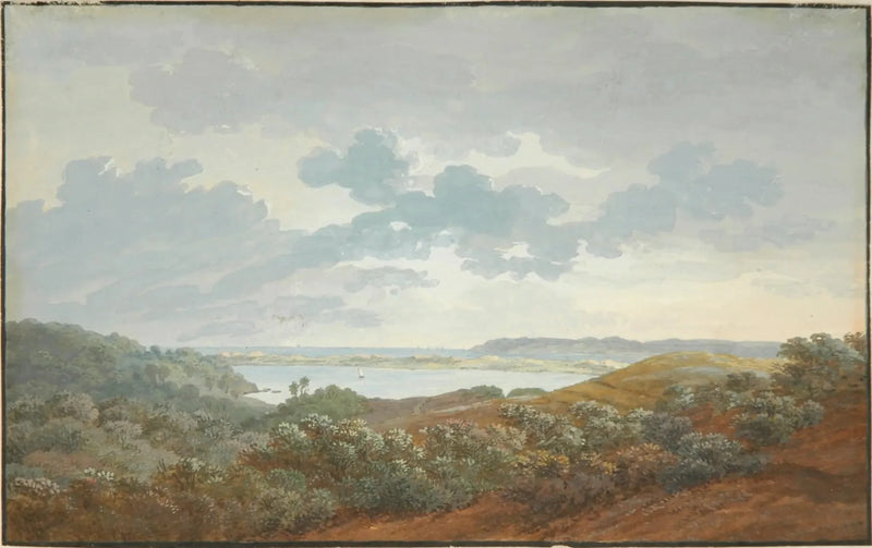 Rügen Landskab med bugt - Caspar David Friedrich