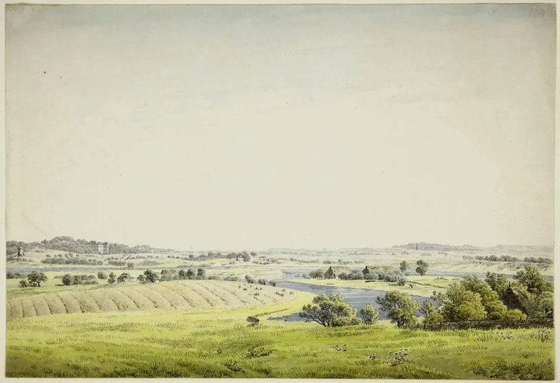Landskab ved Rügen nær Putbus - Caspar David Friedrich