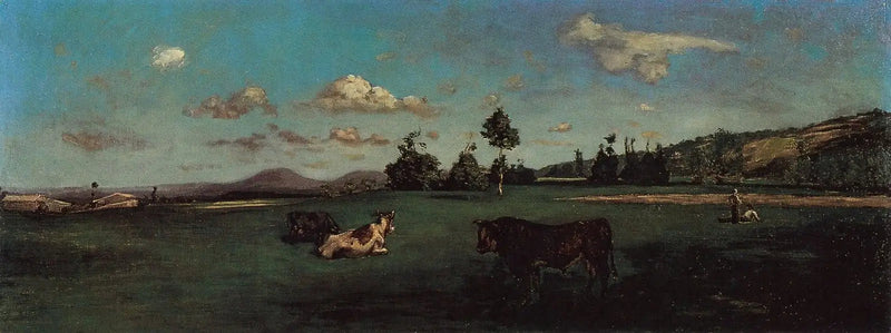 Landskab fra Saint-Sauveur - Frédéric Bazille