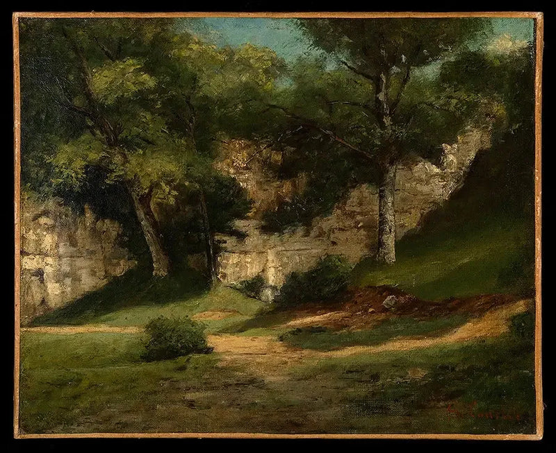 Landskab fra Saintonge - Gustave Courbet