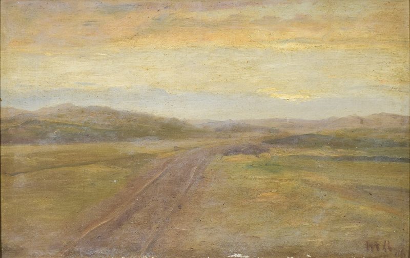 Landskab bag klitterne. -Michael Peter Ancher