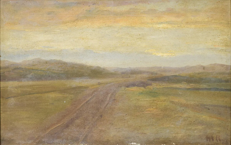 Landskab bag klitterne. -Michael Peter Ancher