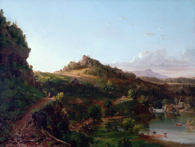 Catskill-landskab - Thomas Cole