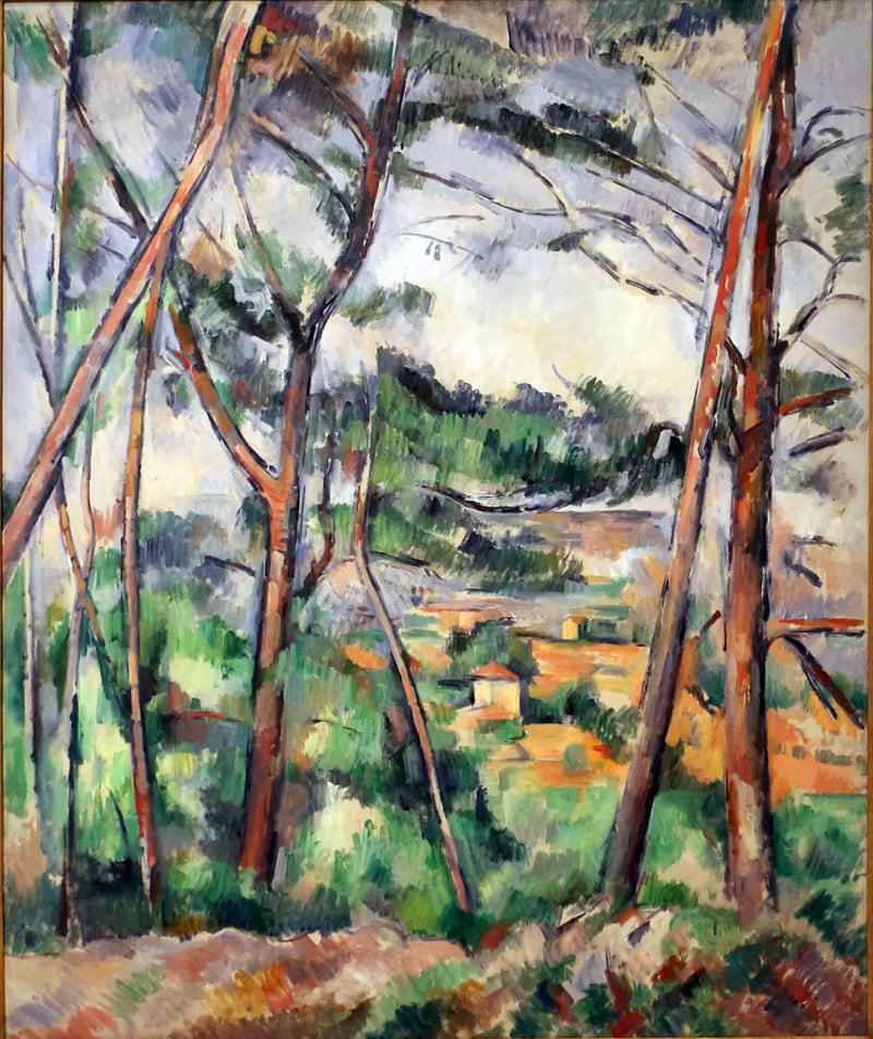 Landskab omkring Aix (Arc-sletten) - Paul Cézanne