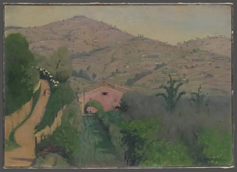 Landskab omkring Perugia - Félix Vallotton