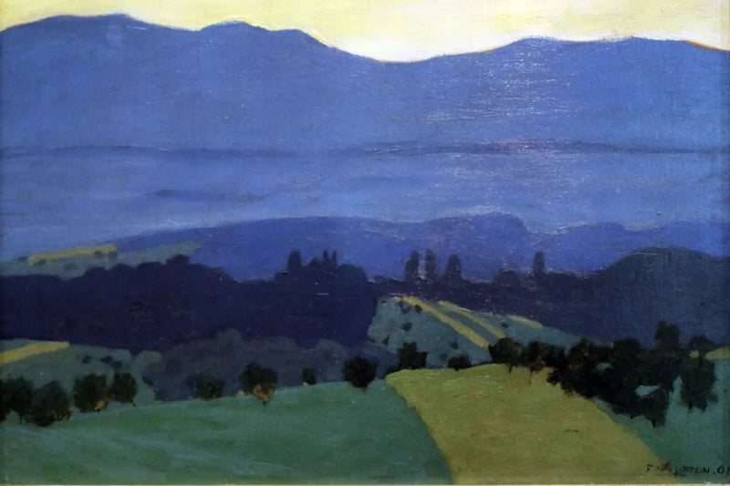 Jura-landskab nær Romanel - Félix Vallotton
