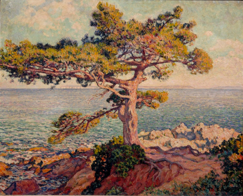 Landskab fra Syd - Théodore van Rysselberghe