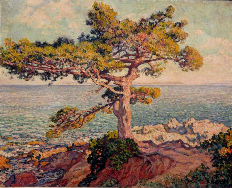 Landskab fra Syd - Théodore van Rysselberghe