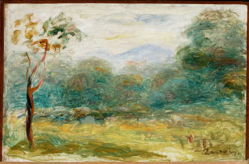 Landskab fra det sydlige Frankrig (Cagnes-sur-Mer) - Pierre-Auguste Renoir