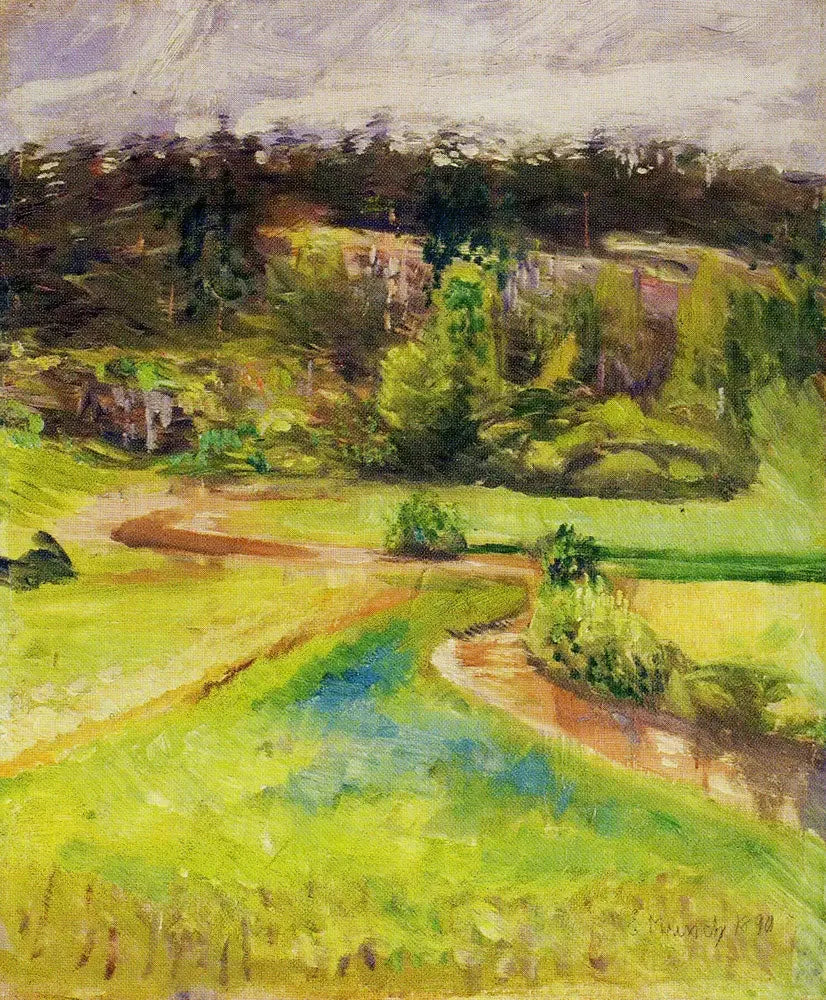 Landskab - Edvard Munch