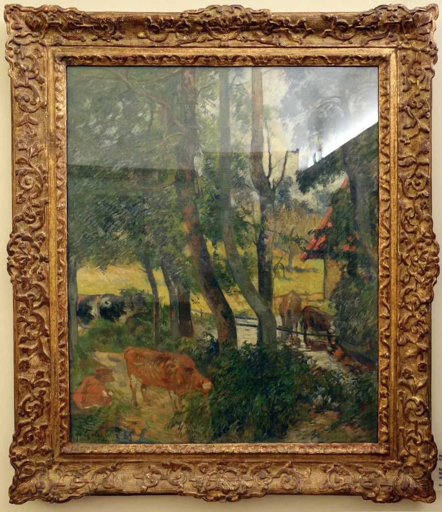 Landskab i Normandiet - Paul Gauguin