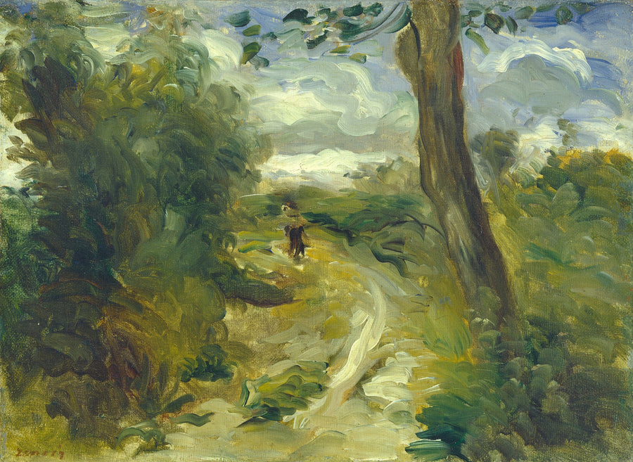 Landskab mellem stormene - Pierre-Auguste Renoir