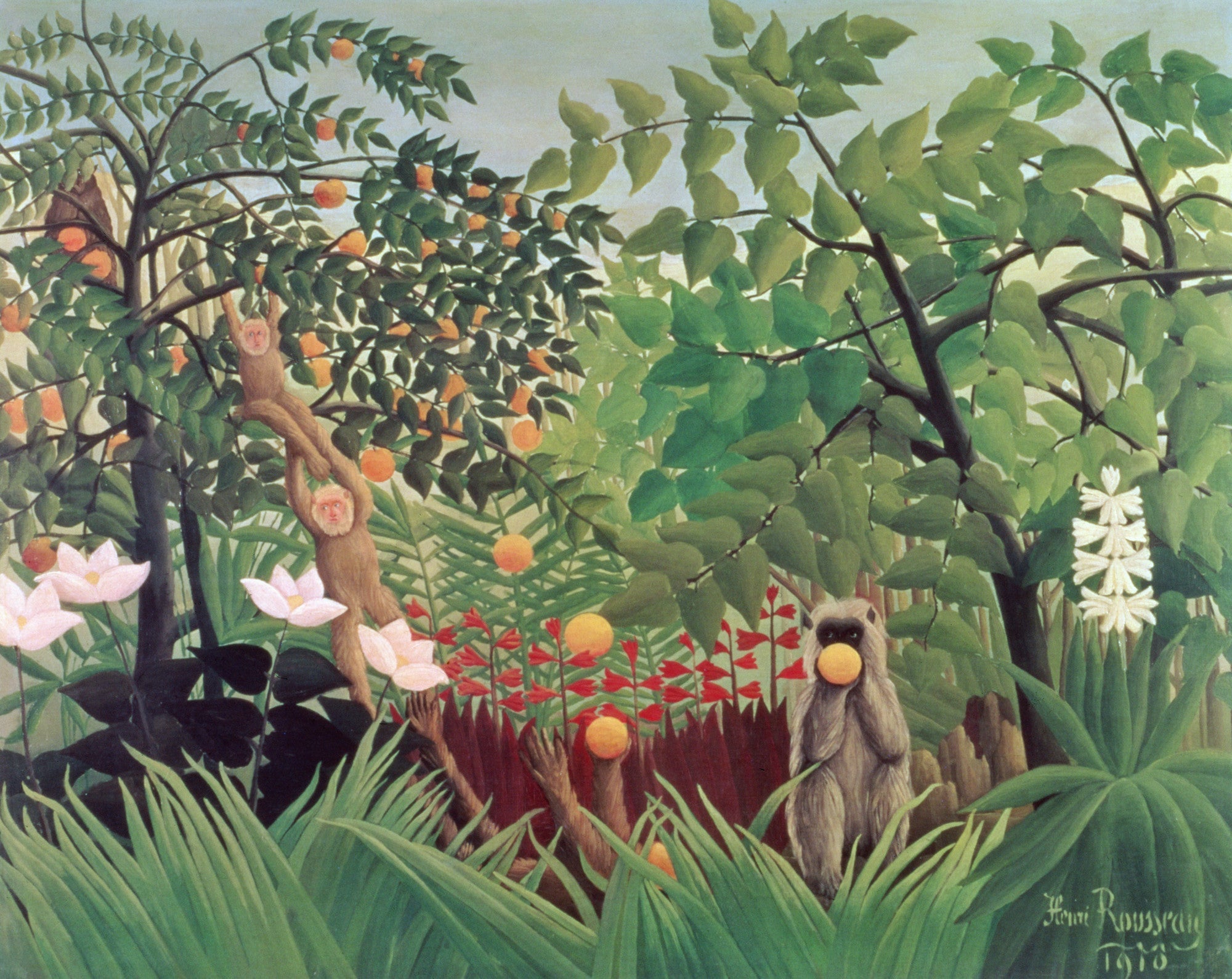 Eksotisk landskab - Henri Rousseau