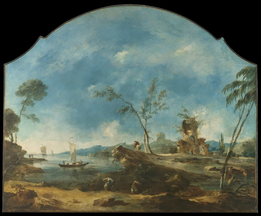 Fantastisk landskab - Francesco Guardi