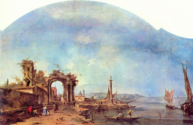 Fantastisk landskab - Francesco Guardi