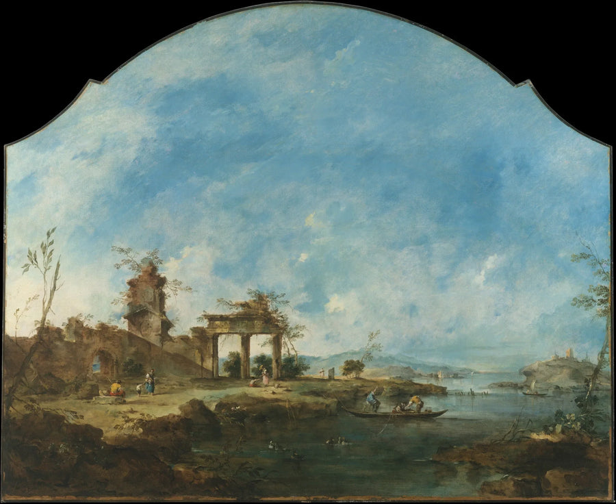 Fantastisk landskab - Francesco Guardi