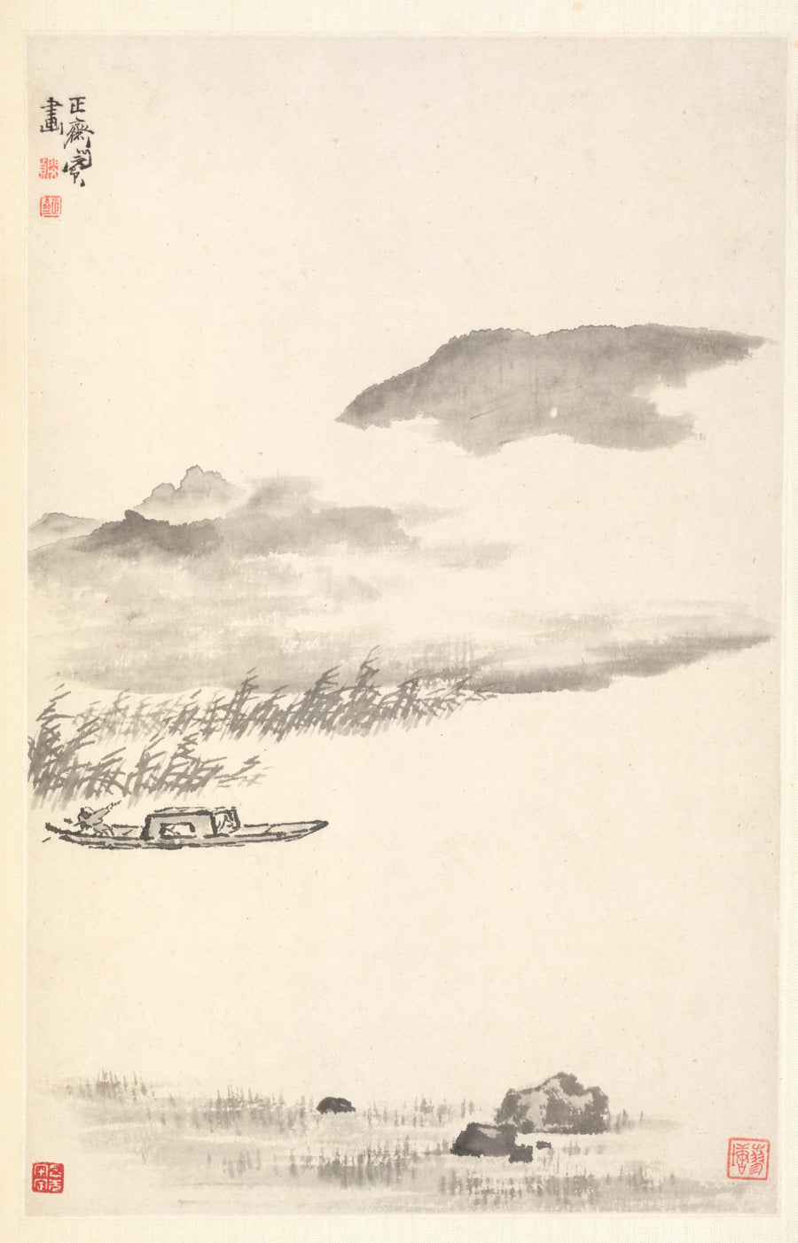 Paysage fluvial - Min Zhen