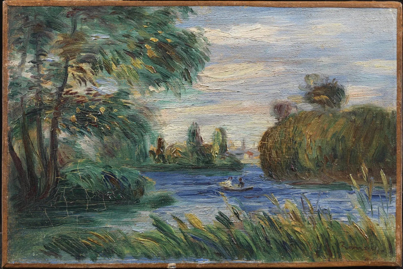 Flodlandskab - Pierre-Auguste Renoir