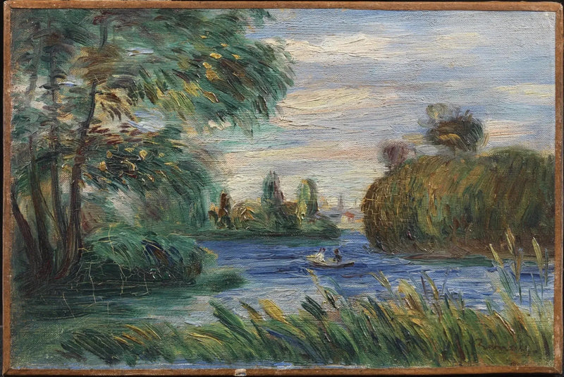 Flodlandskab - Pierre-Auguste Renoir
