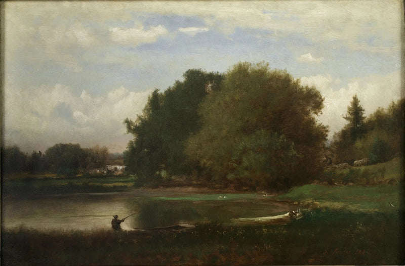 Landskab - George Inness