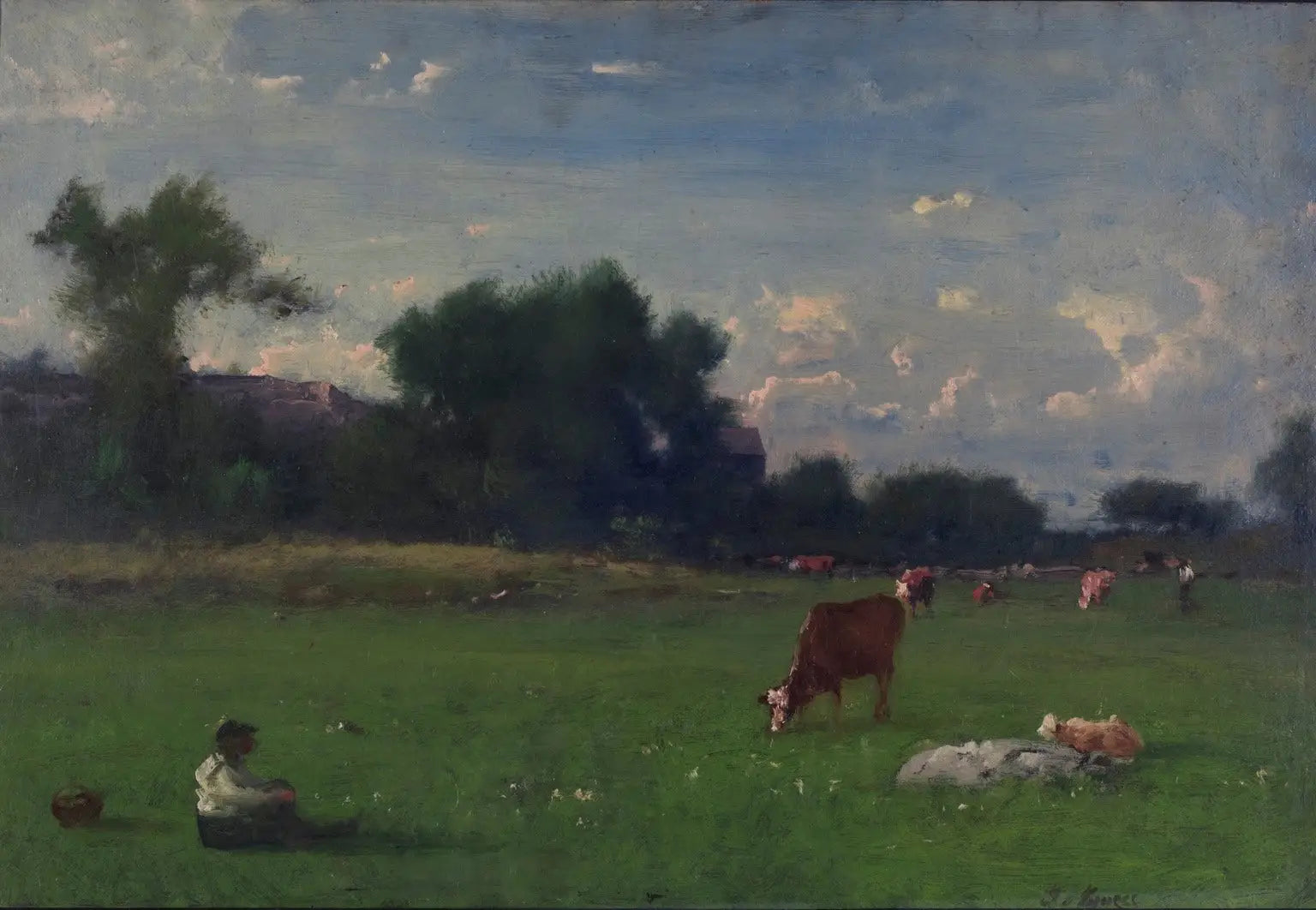 Paysage - George Inness - Alpha Reproduction