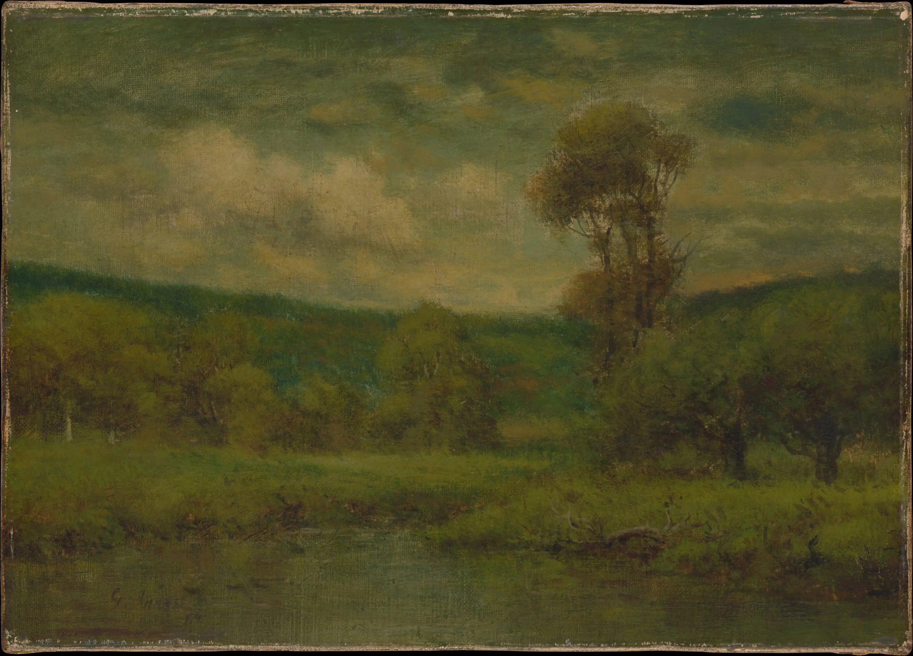 Paysage - George Inness - Alpha Reproduction