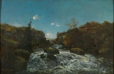 Landskab - Gustave Courbet