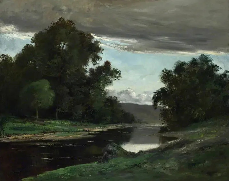 Landskab - Gustave Courbet