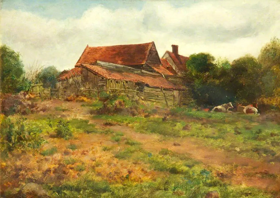 Landskab, Hampstead - John Everett Millais
