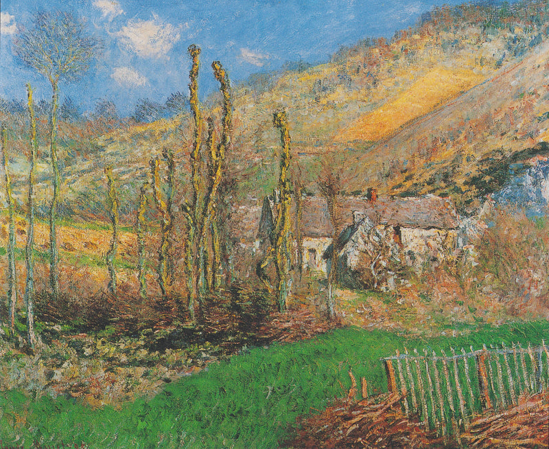 Vinterlandskab ved Val de Falaise W975 - Claude Monet