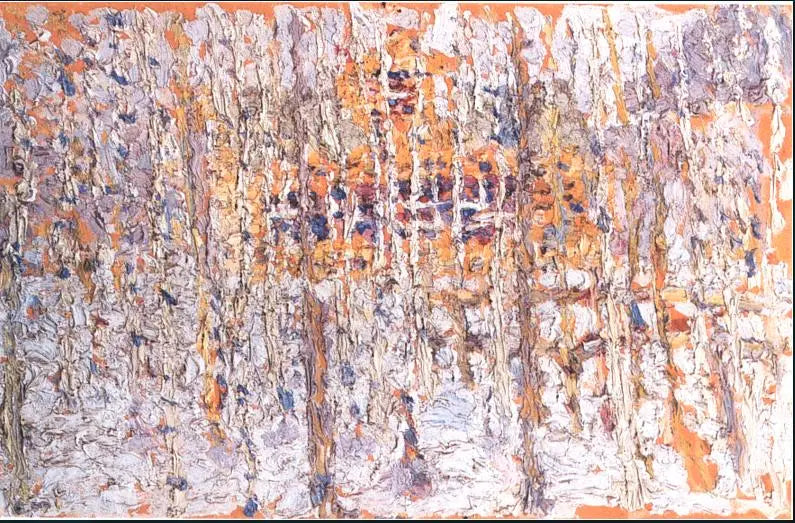 Vinterlandskab med ung hus - Kazimir Malevich