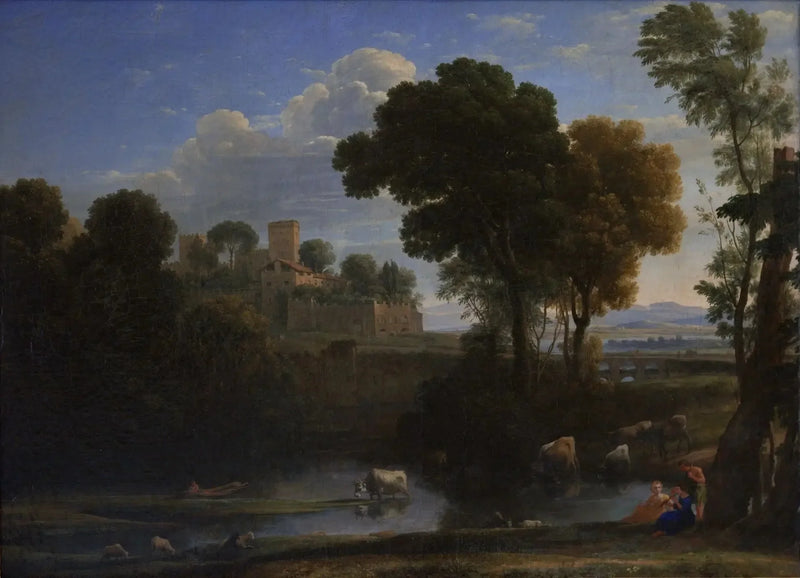 Italiensk landskab - Claude Lorrain