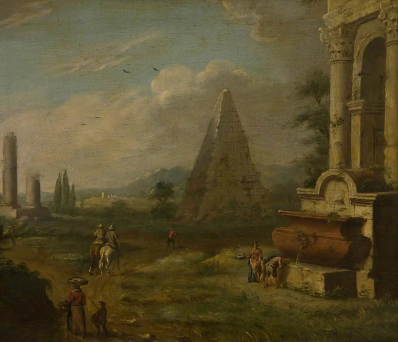 Italiensk landskab - Giovanni Paolo Panini