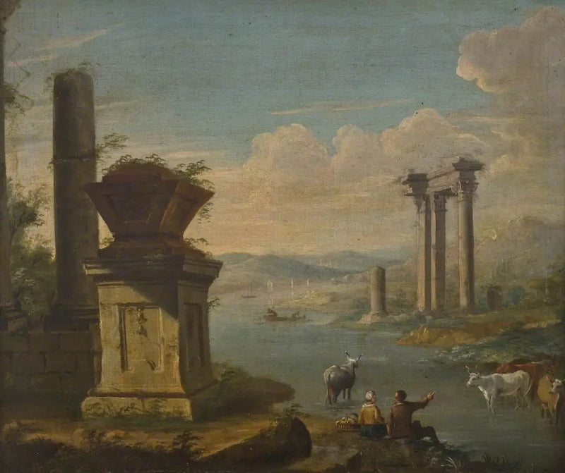 Italiensk landskab - Giovanni Paolo Panini