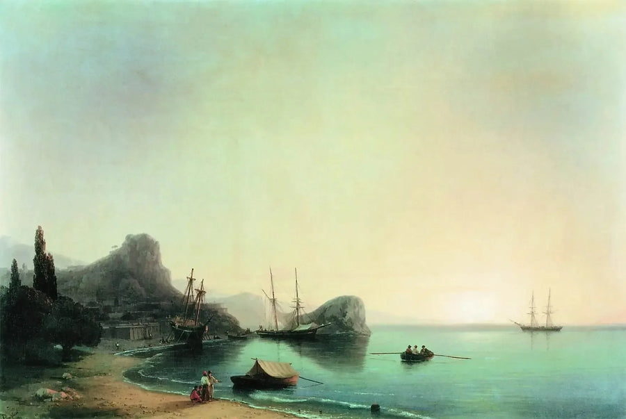 Italiensk landskab - Ivan Aïvazovski