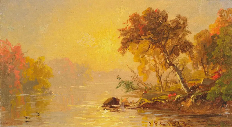 Landskab - Jasper Francis Cropsey