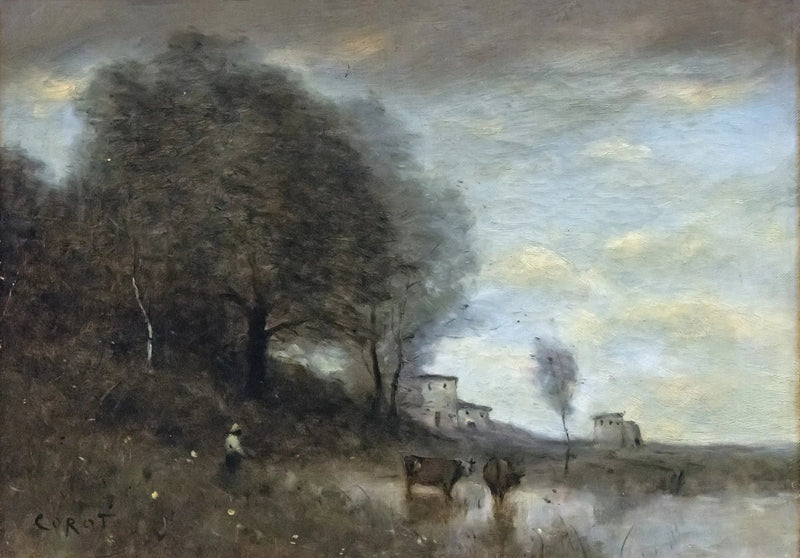 Landskab - Jean-Baptiste Camille Corot
