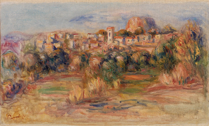 Landskab, La Gaude (Landskab, La Gaude) - Pierre-Auguste Renoir