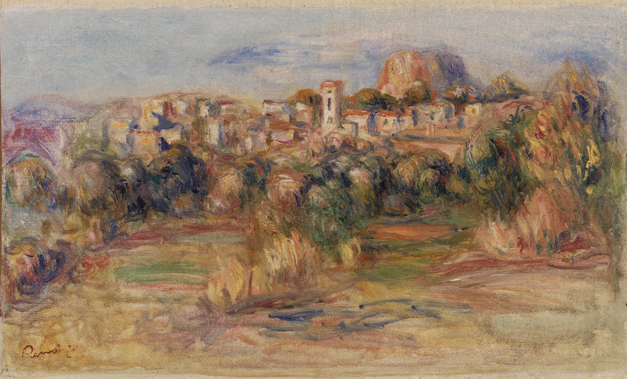 Landskab, La Gaude (Landskab, La Gaude) - Pierre-Auguste Renoir
