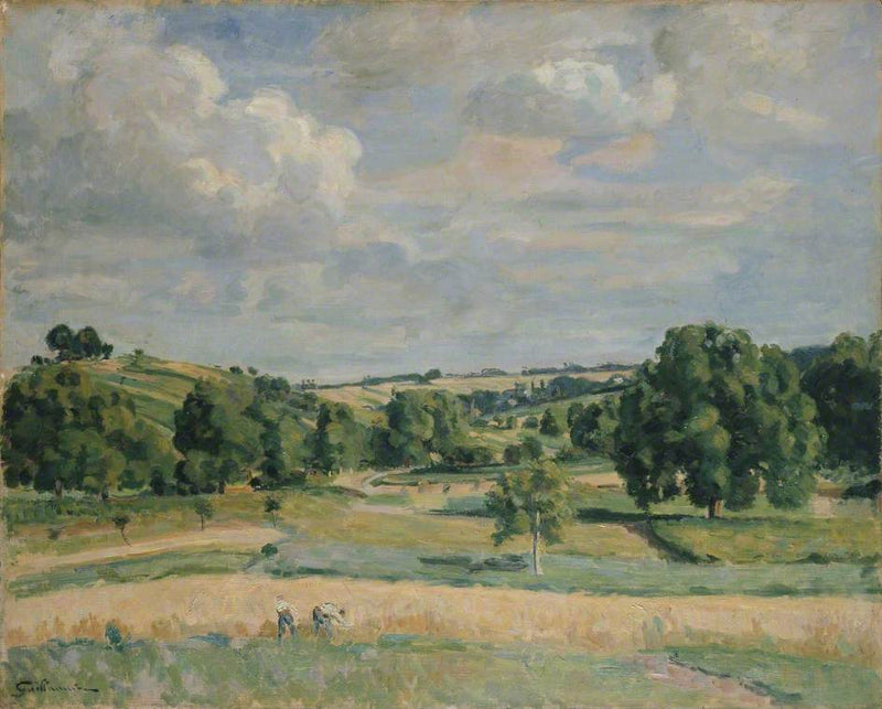 Landskab: Indsamlingsperioden i Somme-dalen - Armand Guillaumin
