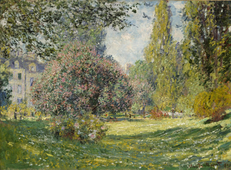 Landskab: Parc Monceau - Claude Monet