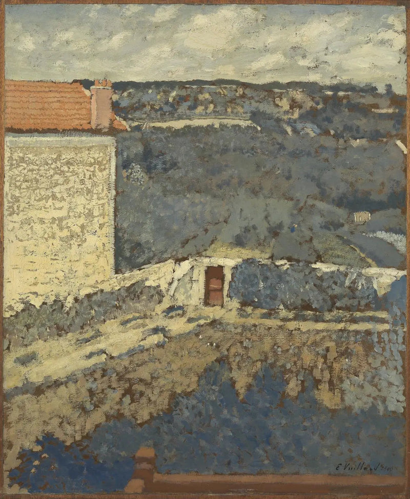 Landskab - Hjem til venstre - Édouard Vuillard