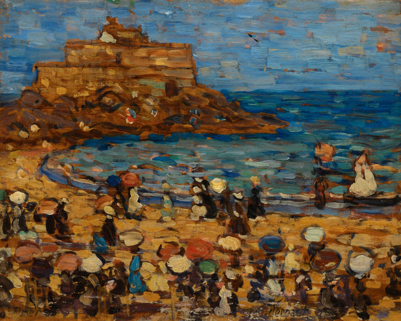 Marinelandskab – Saint-Mâlo - Maurice Prendergast