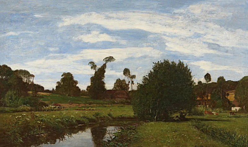 Normand landskab - Eugène Boudin