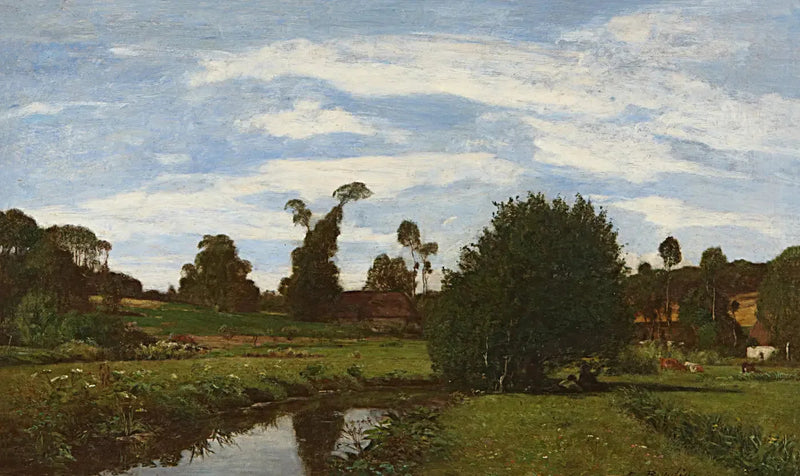 Normand landskab - Eugène Boudin