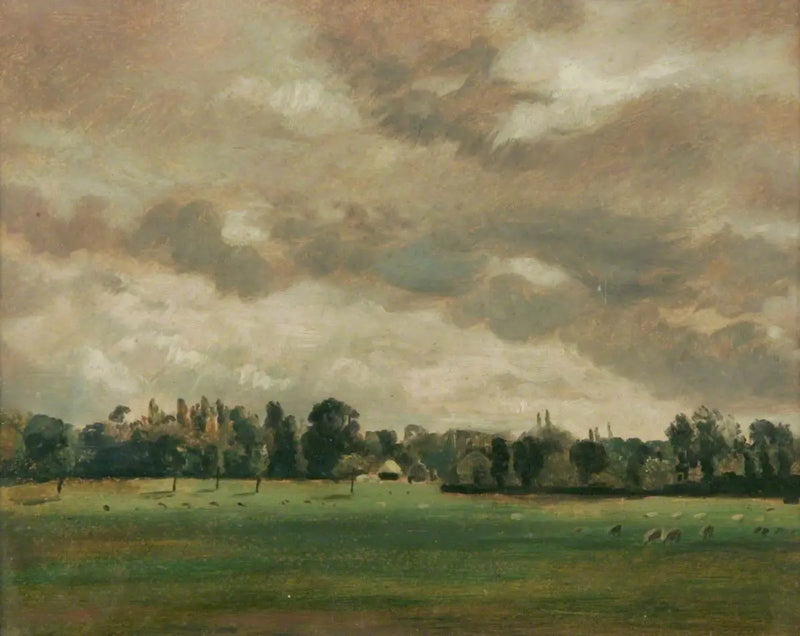 Skyet landskab - John Constable