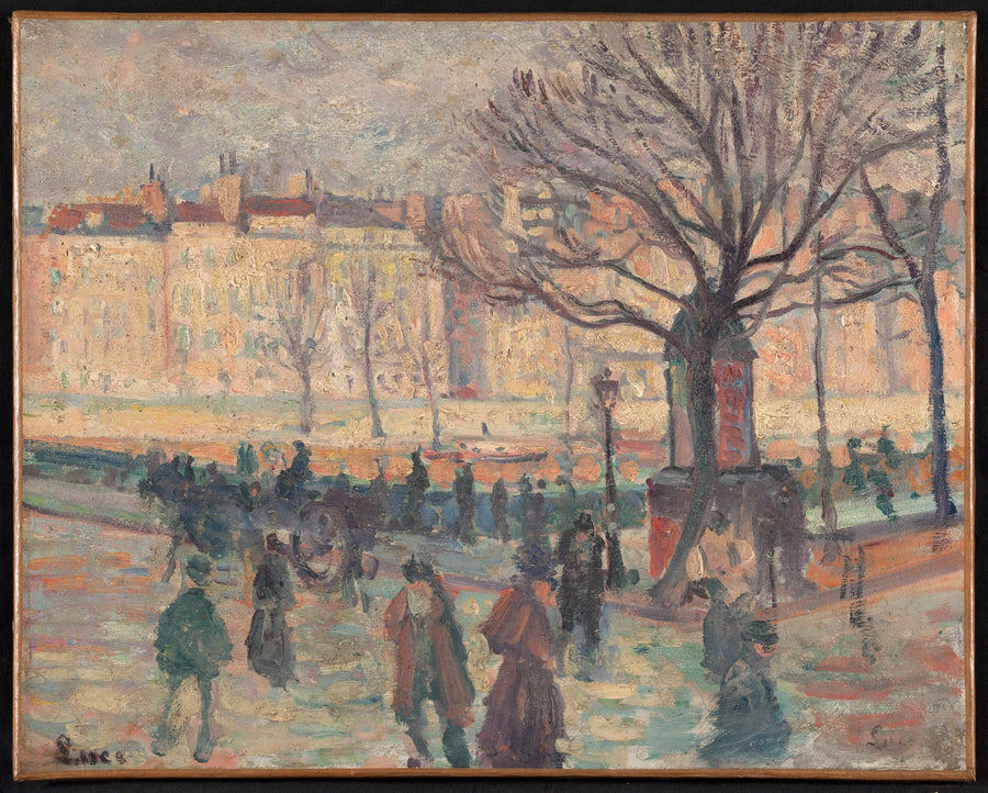Parisiske landskab. Seinebredderne - Maximilien Luce