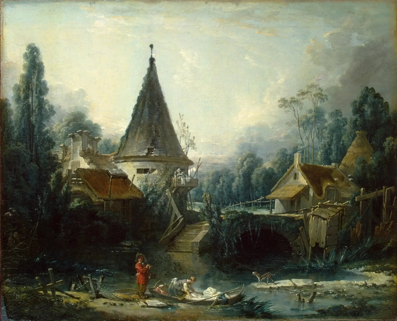 Landskab nær Beauvais - François Boucher