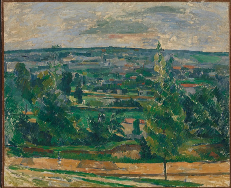 Landskab nær Melun - Paul Cézanne