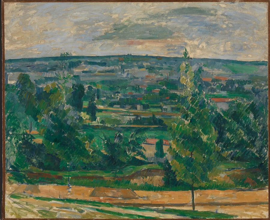 Landskab nær Melun - Paul Cézanne